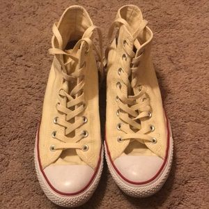 High top converses. Size 10.5 in women.